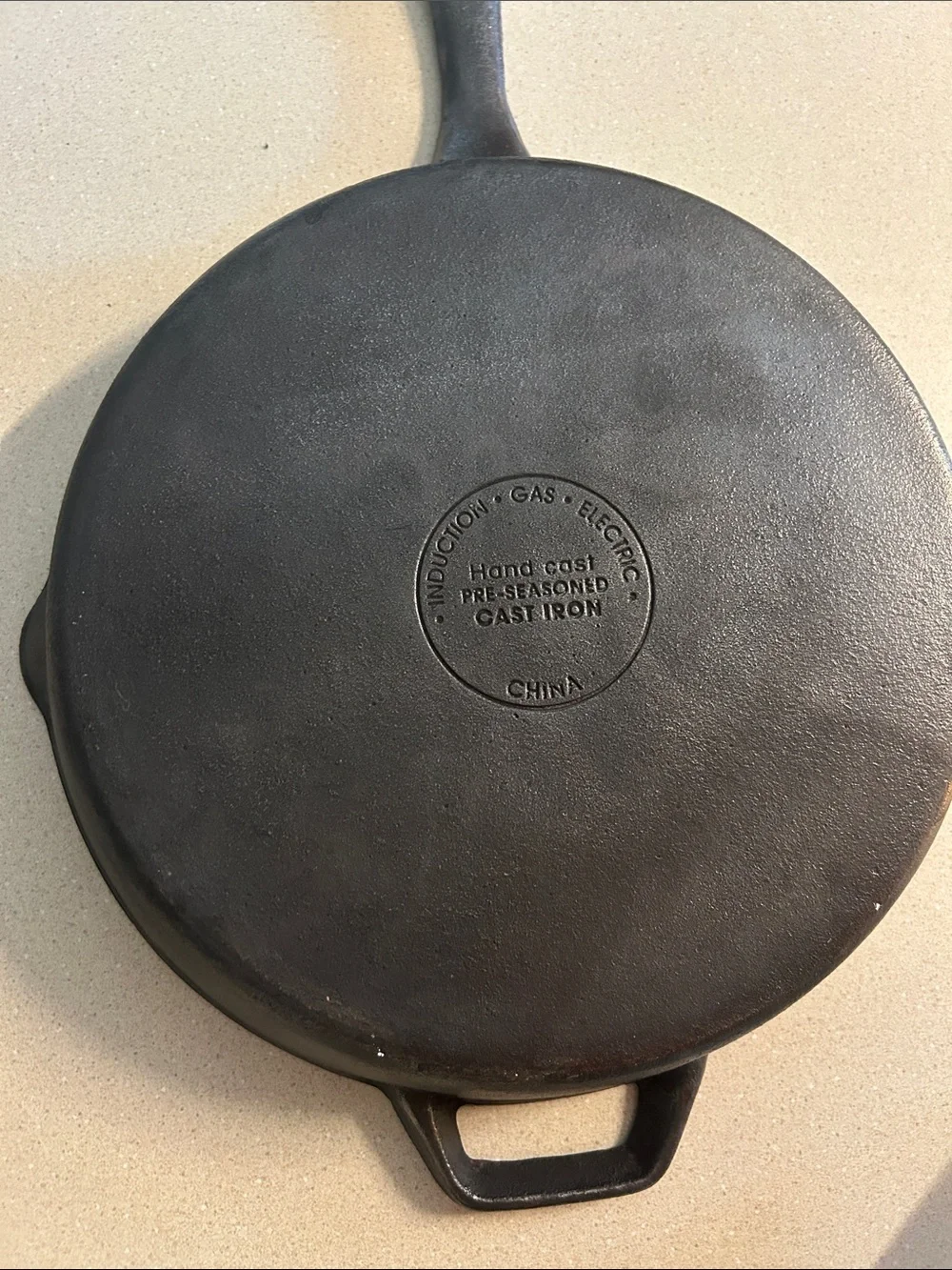 Cast Iron Grill Skillet - Black